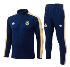 Tuta Real Madrid Bambino 2026/27 - 1-4 Zip Blu Tuta Real Madrid Bambino 2026/27 - 1-4 Zip Blu