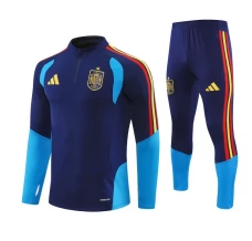 Tuta Spagna Bambino 2026/27 - 1-4 Zip Blu Navy
