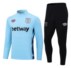 West Ham United Tute Felpe da Allenamento 2023/24 - 1-4 Zip Blu West Ham United Tute Felpe da Allenamento 2023/24 - 1-4 Zip Blu